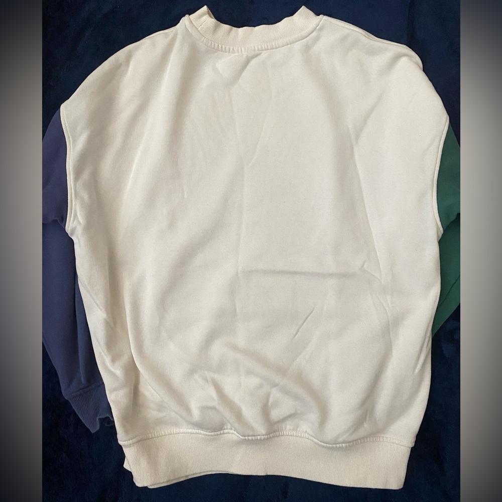 H&M Disney Mickey Mouse Cream and Multicolor Crewneck Sweater - Picture 5 of 6